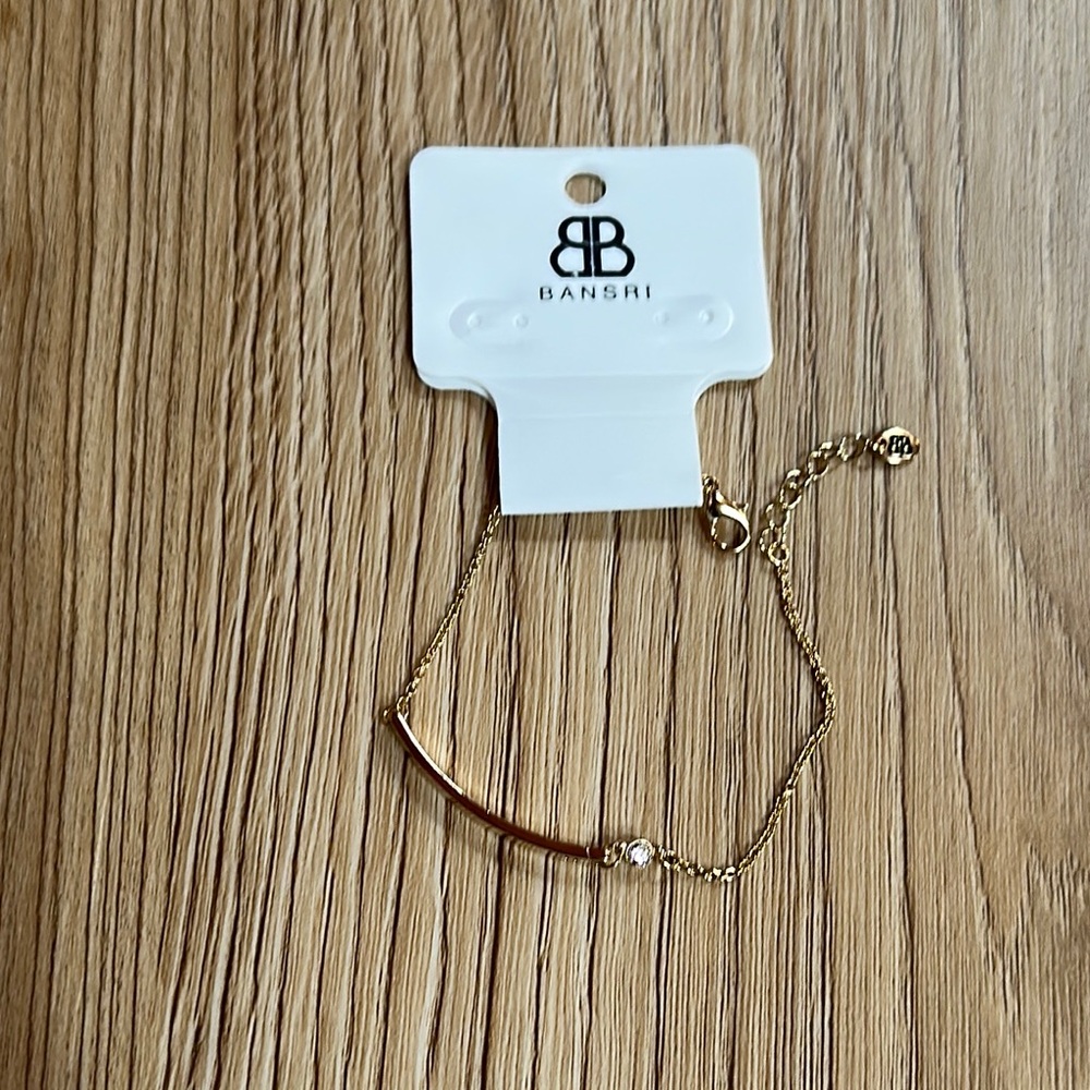 Letter N Gold Bracelet